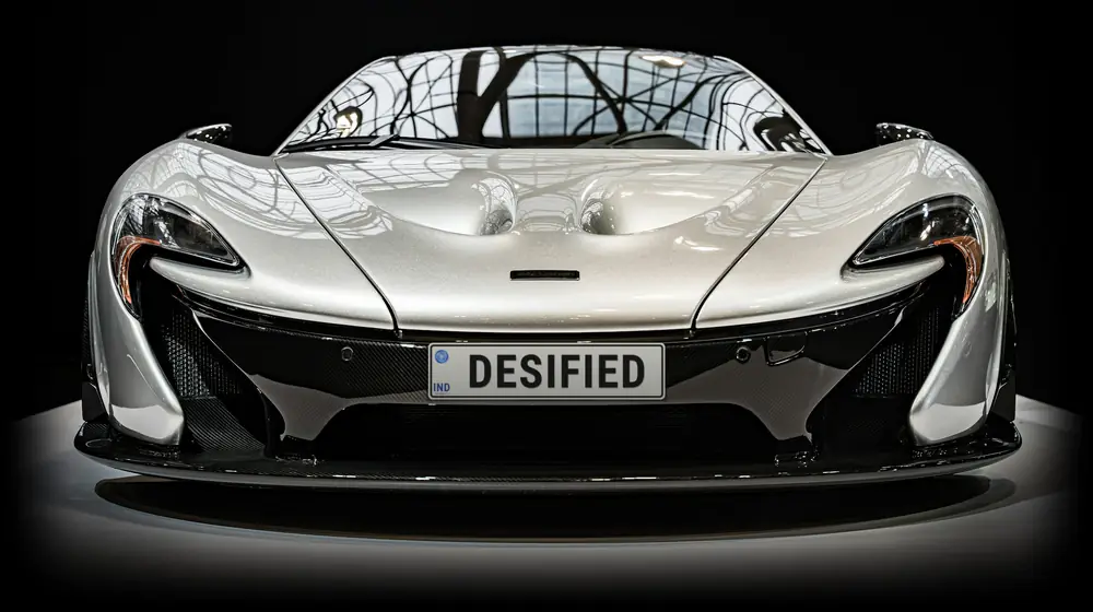 Supercar, front view